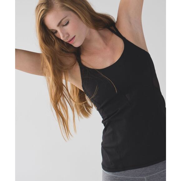 LULULEMON Exquisite Tank Black Size 4 - Picture 2 of 6